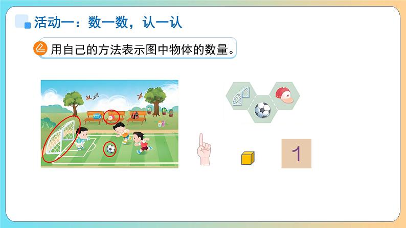 小学数学苏教版一年级上册第一单元《1-3的认识》课件第5页