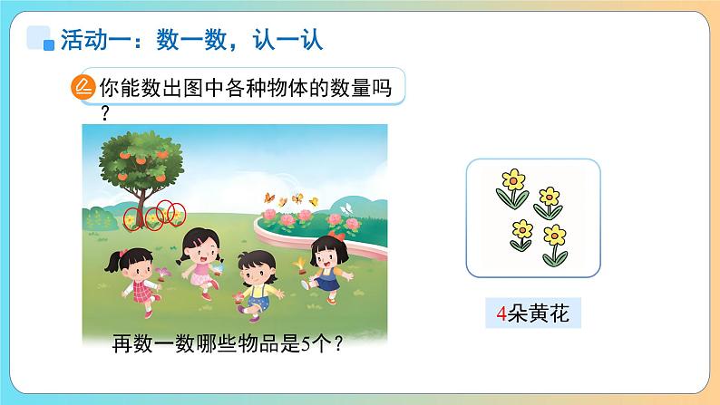 小学数学苏教版一年级上册第一单元《4~5的认识》课件第6页