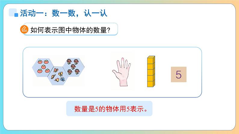 小学数学苏教版一年级上册第一单元《4~5的认识》课件第8页