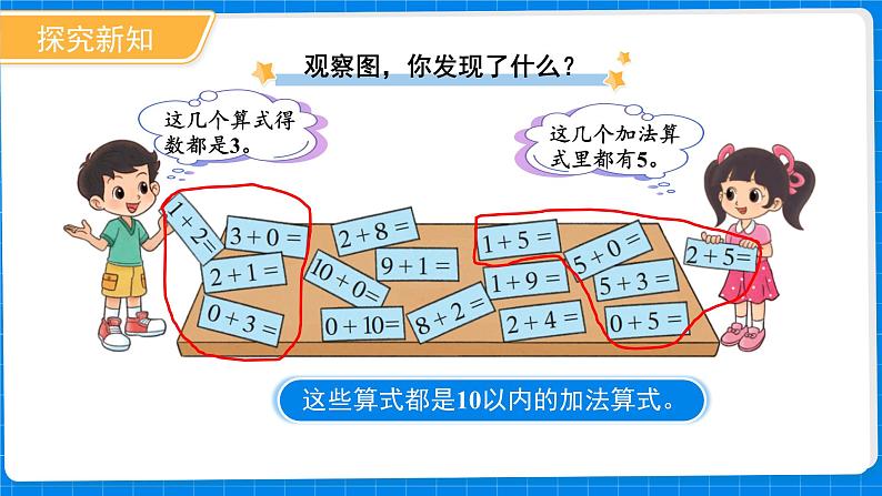 数学北师大版一年级上册第四单元《做个加法表》课件第4页