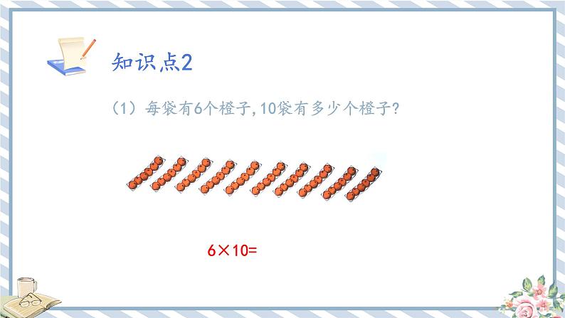 人教版小学数学三年级下册第四单元两位数乘两位数《口算乘法2》课件第7页