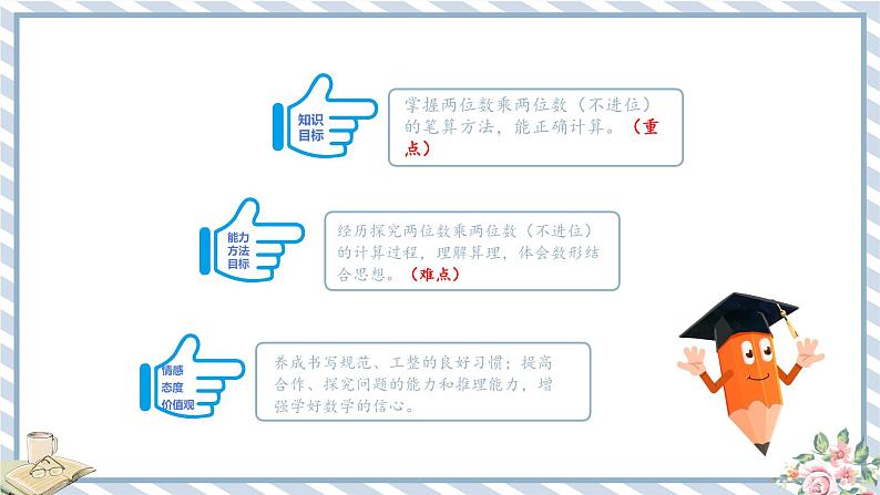 人教版小学数学三年级下册第四单元两位数乘两位数《笔算乘法1》课件第4页