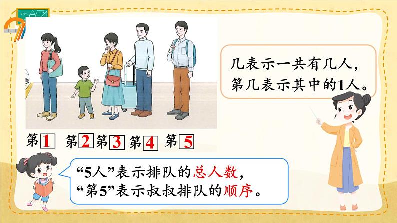 人教版数学一年级上册‘’5以内数的认识和加，减法 ‘’--‘’第几‘’课件第7页