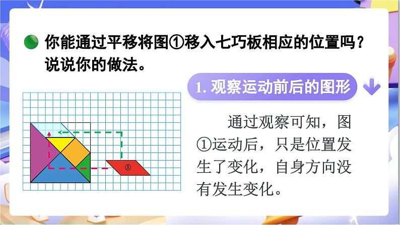 北师大版数学六年级下册3.3《图形的运动》课件第4页