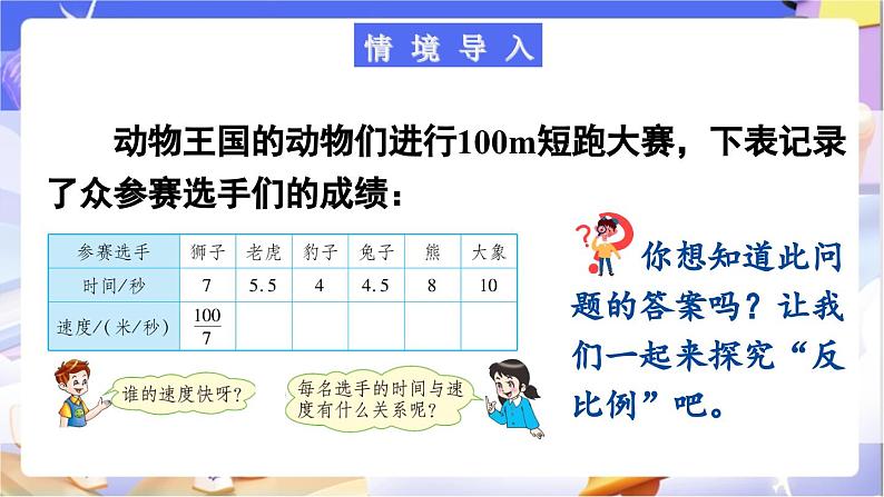 北师大版数学六年级下册4.4《反比例》课件第2页