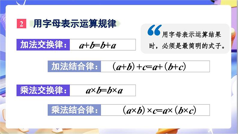 北师大版数学六年级下册《总复习 数与代数 式与方程》课件第6页