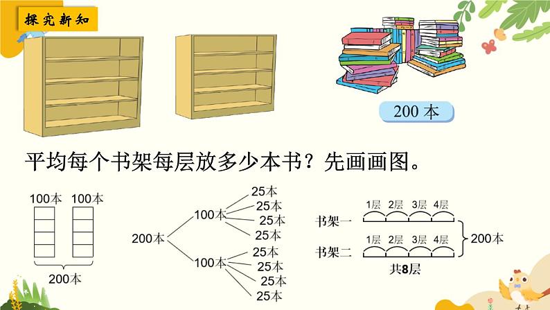 北师大版数学三年级下册 第一单元 除法-第七课时 买新书课件第3页