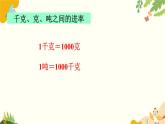 北師大版數(shù)學(xué)三年級(jí)下冊(cè) 第四單元 千克、克、噸-第三課時(shí) 單元復(fù)習(xí)課課件