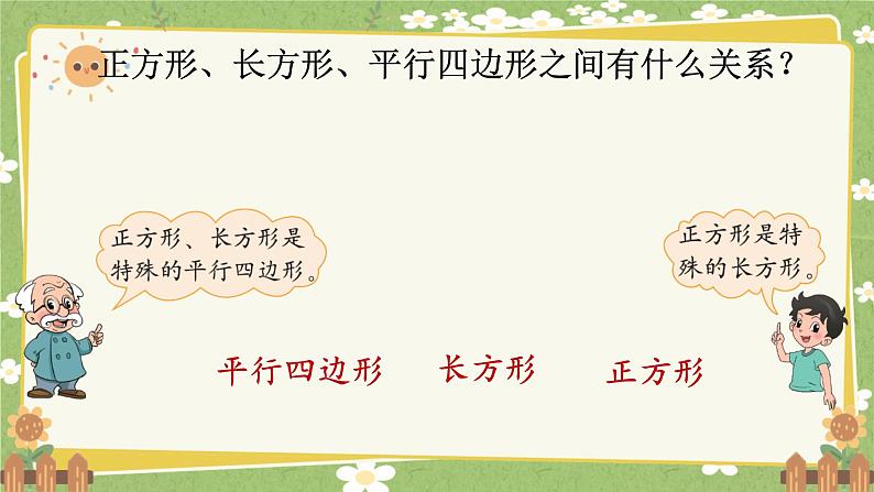北师大版数学四年级下册 第2单元 认识四角形和四边形-第5课时 四边形分类课件第6页