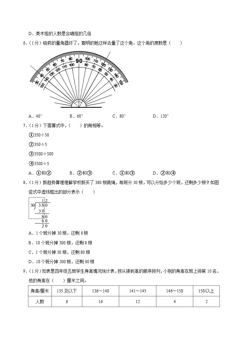 2023-2024学年江苏省南通市海门市四年级（上）期末数学试卷第2页