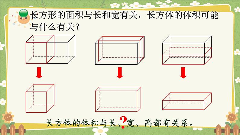 北师大版数学五年级下册 第四单元 长方体（二）第三课时 长方体的体积（1）课件第3页