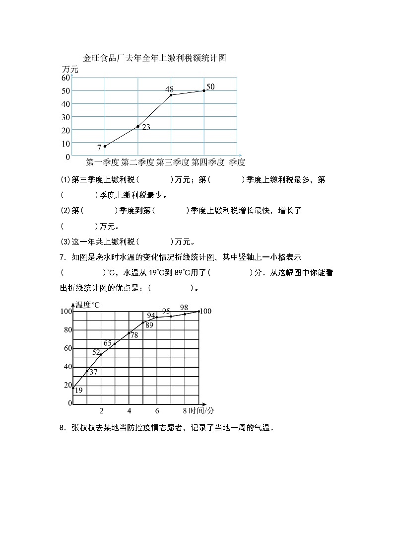 6.3   栽蒜苗（二）-【同步分层作业】最新小学数学四年级下册 （北师大版）第3页