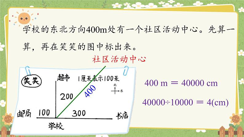 北师大版数学六年级下册 第二单元 比例-第三课时 比例尺 课件第7页