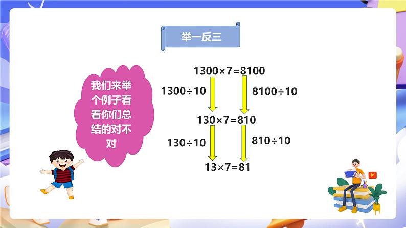 冀教版数学四年级下册3.2《积的变化规律》（课件）第8页