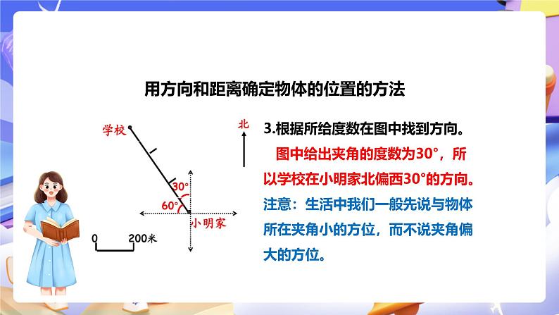 冀教版数学六年级下册6.2.5《图形与位置》课件第6页