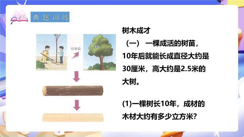 冀教版数学六年级下册6.4.2《开发绿色资源》课件第3页