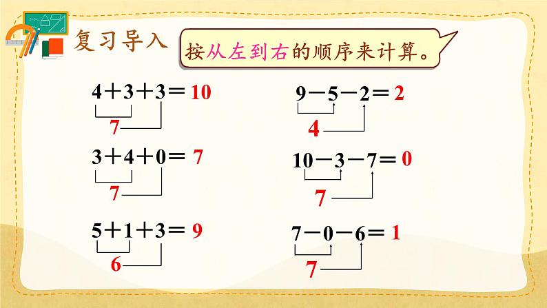 人教版数学一年级上册 ’‘6~10的认识和加，减法’‘ --  加、减混合课件第2页