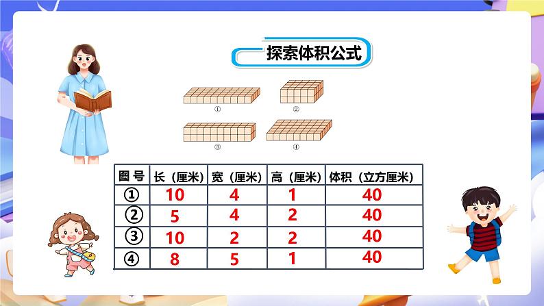 冀教版数学五年级下册5.2《 长方体的体积》（课件）第6页