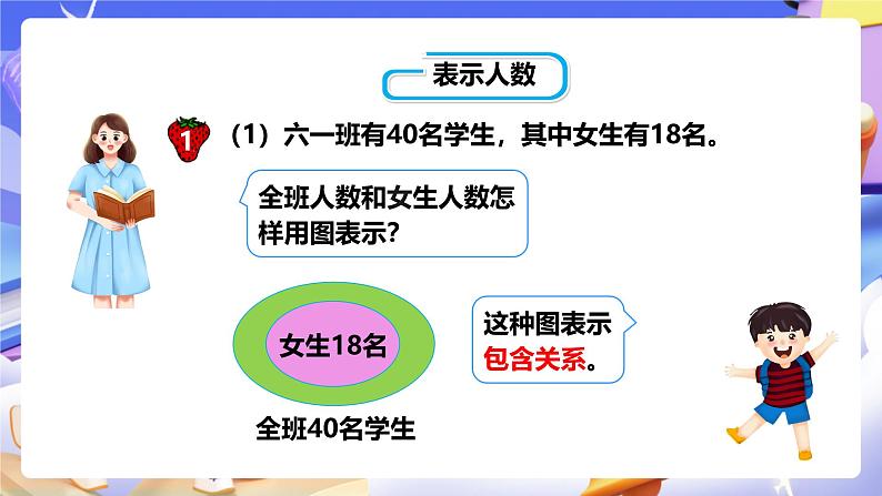 冀教版数学五年级下册8.1《 用集合图解决问题》（课件）第3页