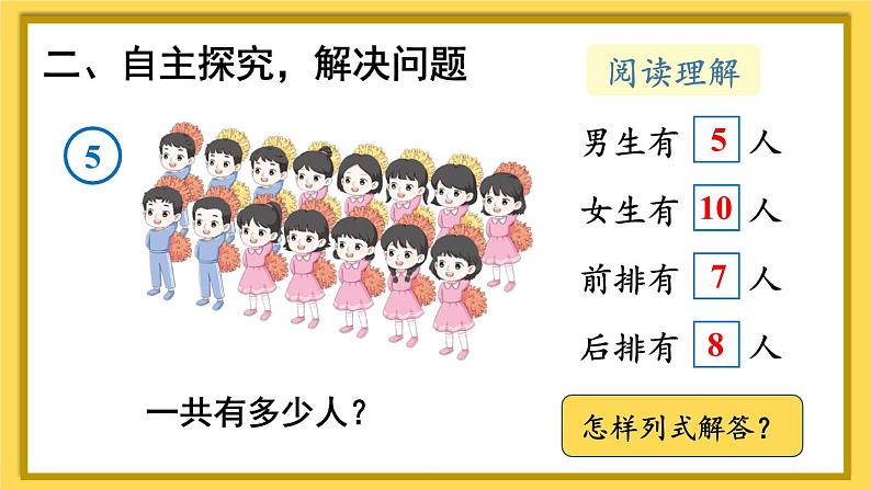 人教版数学一年级上册 ’‘20以内的进位加法’‘ --解决问题（1）课件第4页