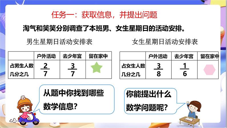 北师大版数学五年级下册1.2《星期日的安排》课件第5页