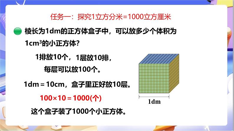 北师大版数学五年级下册4.5《体积单位换算》课件第6页