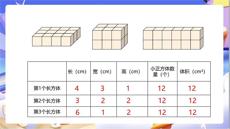 北师大版数学五年级下册4.3《长方体的体积（1）》课件第8页