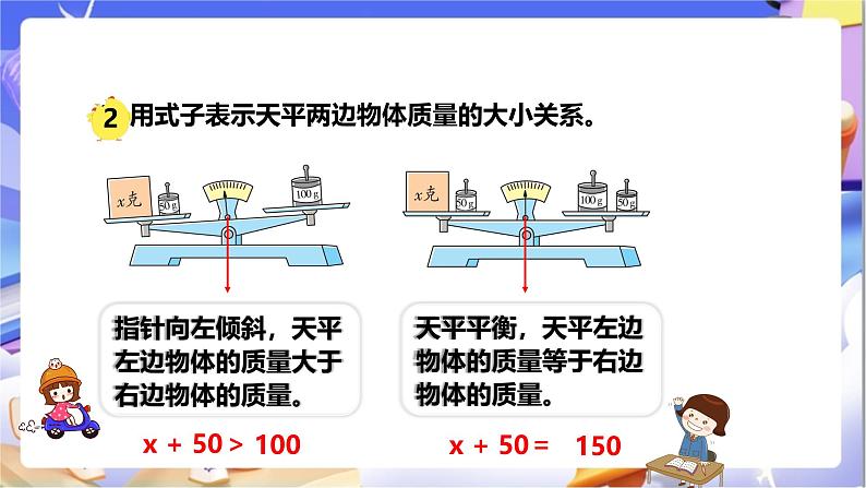 苏教版数学五年级下册1.1《等式、方程的含义及关系》课件第7页