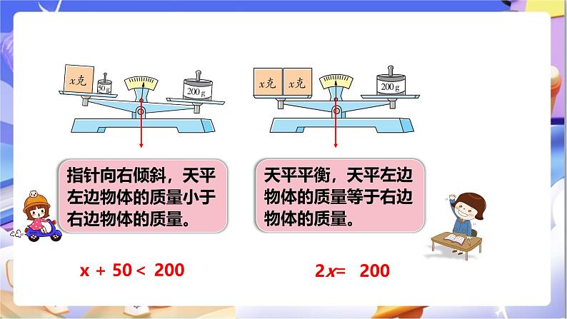 苏教版数学五年级下册1.1《等式、方程的含义及关系》课件第8页