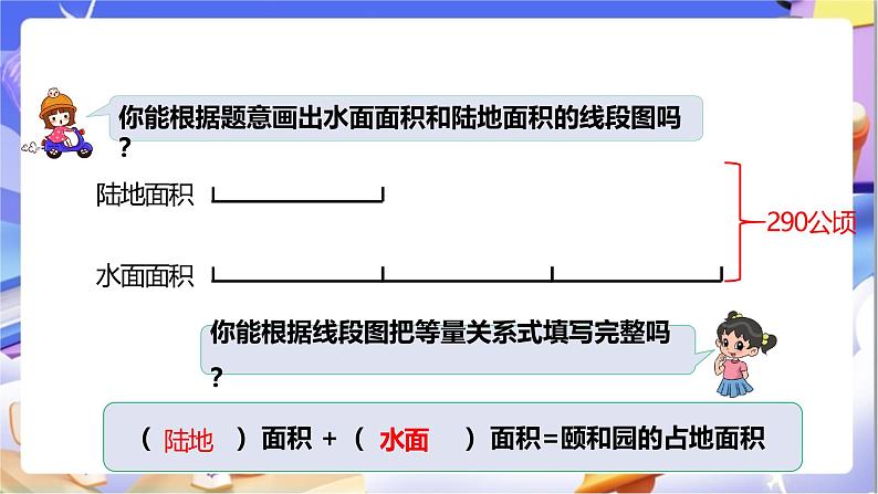 苏教版数学五年级下册1.6《列形如ax±bx=c的方程解决实际问题》课件第6页