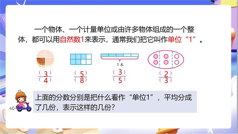 苏教版数学五年级下册4.1《分数的意义和分数单位》课件第6页