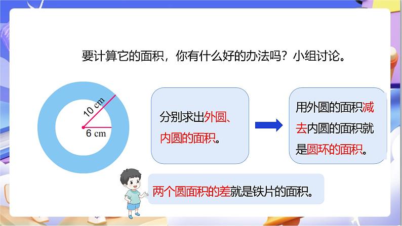 苏教版数学五年级下册6.7《组合图形的面积》课件第7页