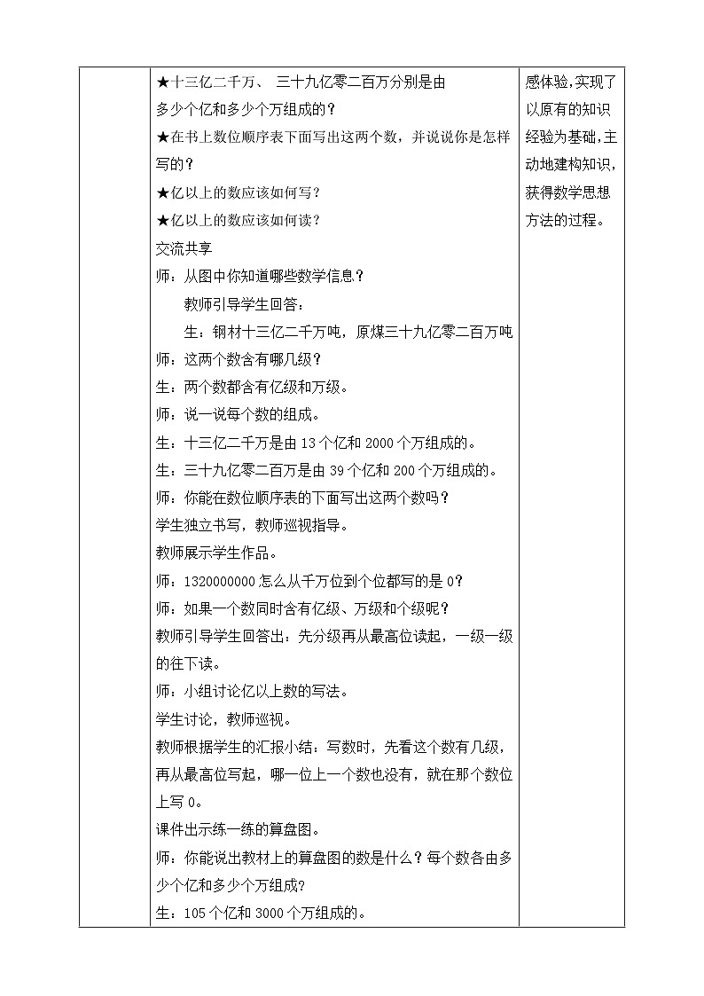 苏教版数学四年级下册2.4《认识含有亿级的数（二）》教案第2页