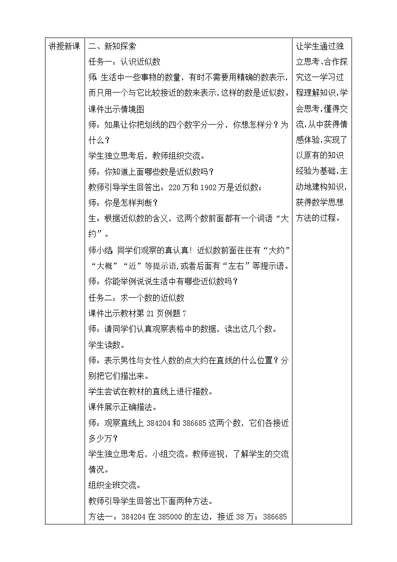 苏教版数学四年级下册2.6《近似数》教案第2页