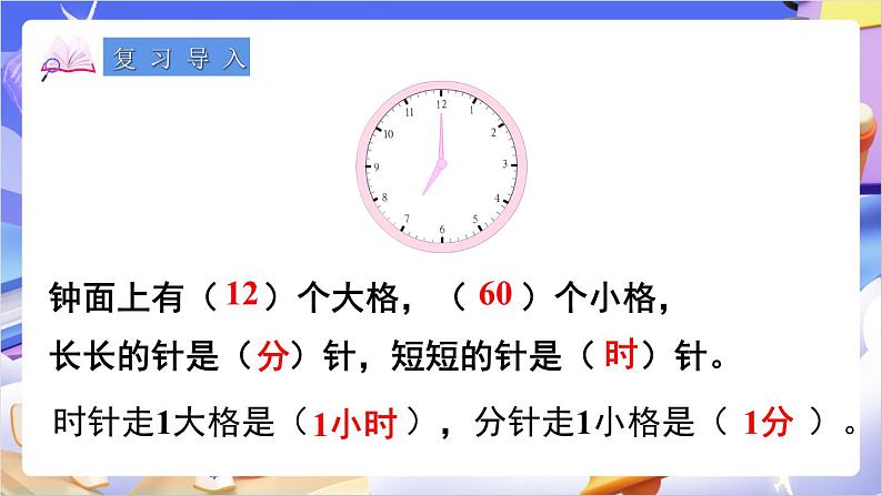 苏教版数学二年级下册2.2《认识几时几分》课件第2页