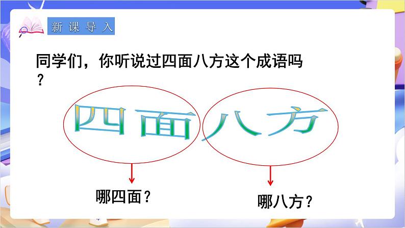 苏教版数学二年级下册3.3《认识东北、西北、东南、西南》课件第2页