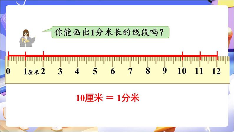 苏教版数学二年级下册5.1《认识分米和毫米》课件第5页