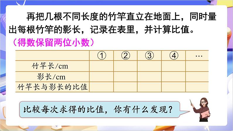 苏教版数学六年级下册第六单元综合与实践《大树有多高》课件第5页