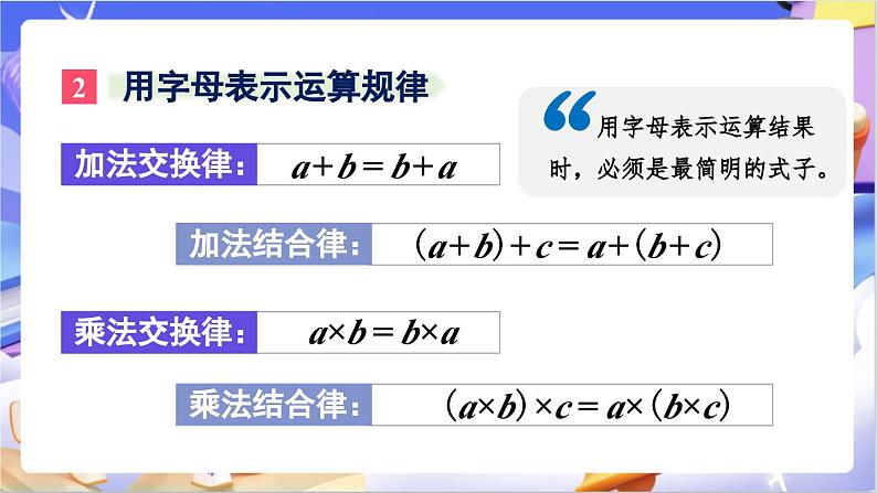 北师大版数学六年级下册总复习 《数与代数 式与方程》课件第6页