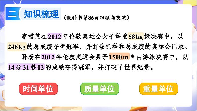 北师大版数学六年级下册总复习 《数与代数常见的量》课件第3页