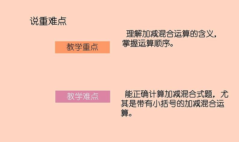 苏教版小学数学二年级上册1.2《加减混合运算》说课课件第5页