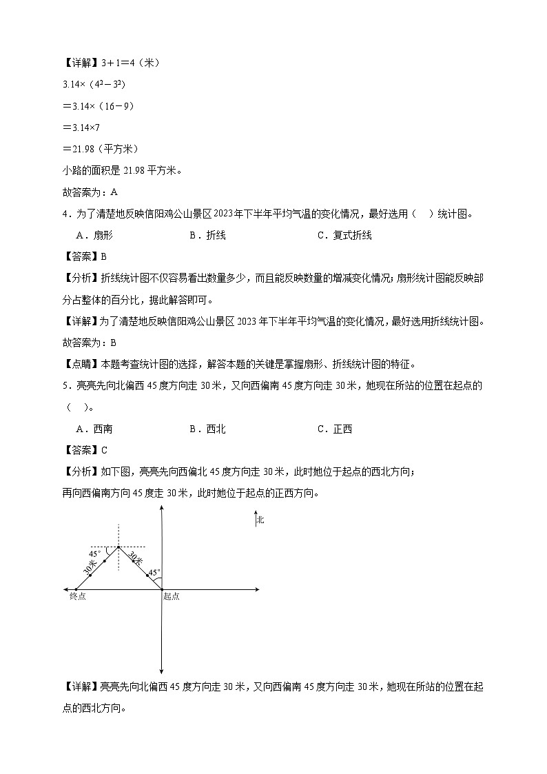 人教版六年级上册数学期末测试卷（精品解析）第2页
