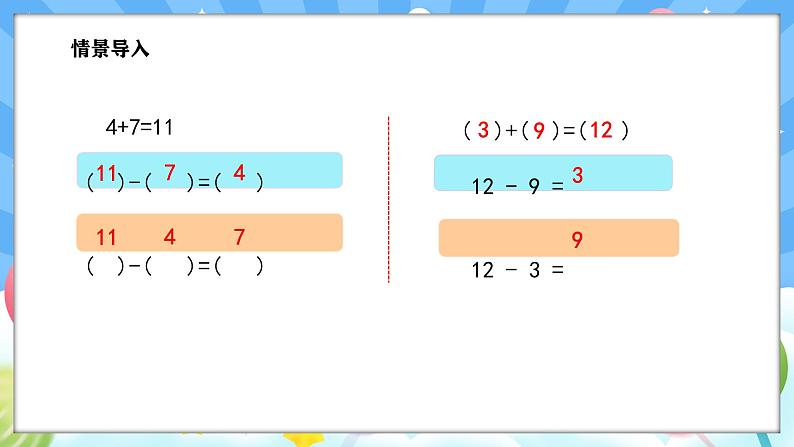 人教版(2024)数学一年级下册--2.4 十几减5、4、3、2（课件）第4页