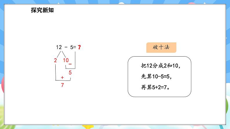 人教版(2024)数学一年级下册--2.4 十几减5、4、3、2（课件）第8页