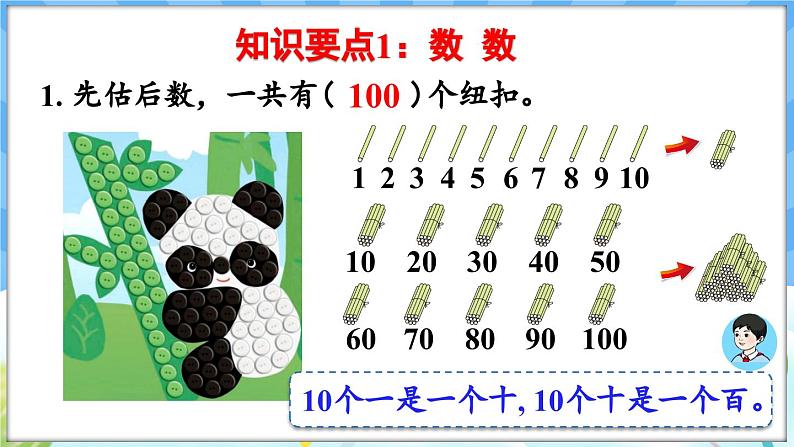 人教版（2024）数学一年级下册---7.1 100以内数的认识（课件）第5页