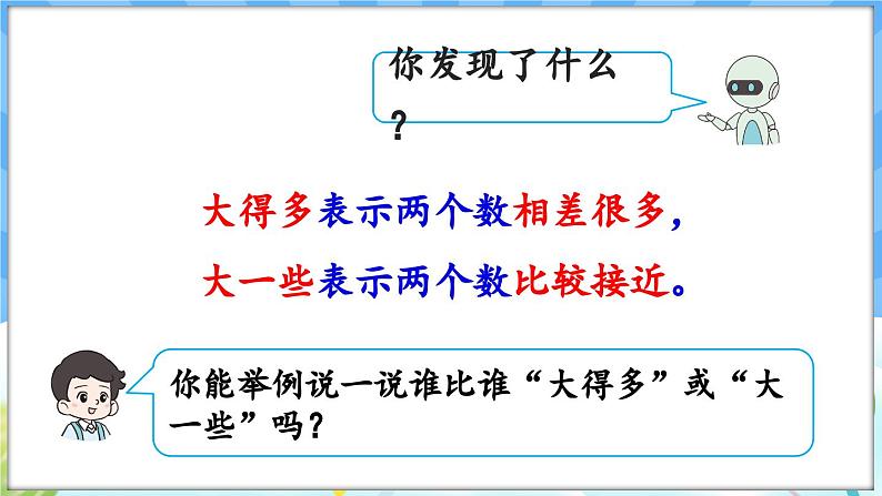 人教版（2024）数学一年级下册---3.6 用语言描述两个数的大小关系（课件）第8页