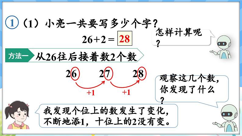 人教版（2024）数学一年级下册---4.1 两位数加一位数（不进位）、两位数加两位数（不进位）（课件）第6页