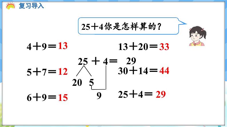 人教版（2024）数学一年级下册---4.2 两位数加一位数（进位）（课件）第4页