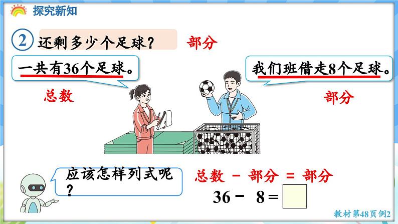 人教版（2024）数学一年级下册---4.4 两位数减一位数（退位）（课件）第5页