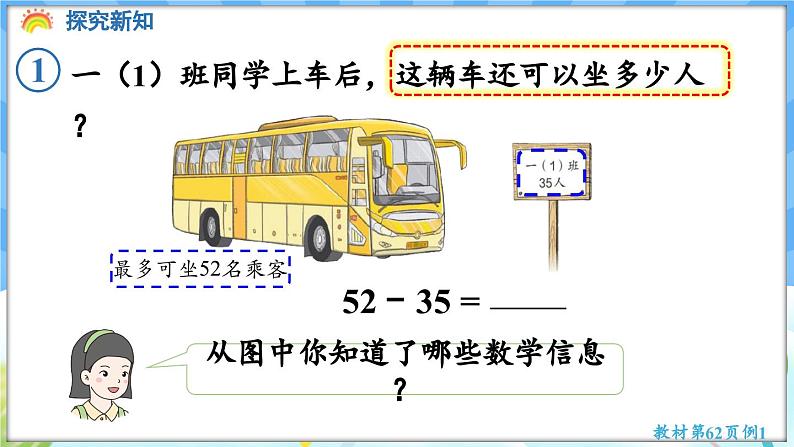 人教版（2024）数学一年级下册---5.3 笔算减法（课件）第4页